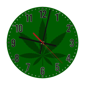 Weed, Ρολόι τοίχου ξύλινο (30cm)