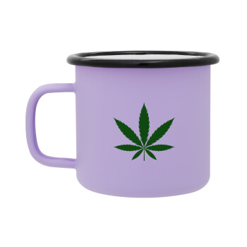 Weed, Κούπα Μεταλλική εμαγιέ ΜΑΤ Light Pastel Purple 360ml