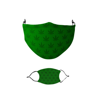 Weed, Μάσκα υφασμάτινη παιδική πολλαπλών στρώσεων με υποδοχή φίλτρου