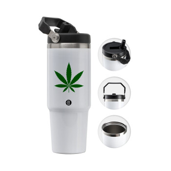 Weed, Θερμός Ανοξείδωτο 30oz με χερούλι