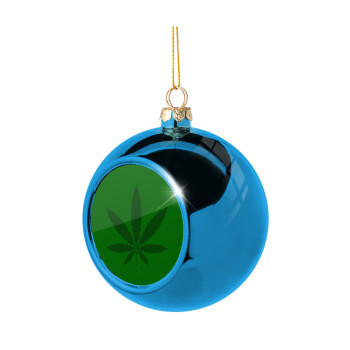 Weed, Χριστουγεννιάτικη μπάλα δένδρου Μπλε 8cm