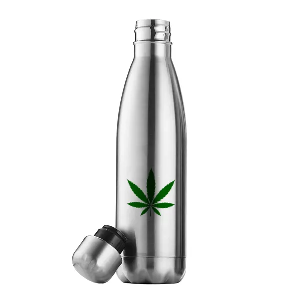 Weed — Inox (Stainless steel) double-walled metal mug, 500ml