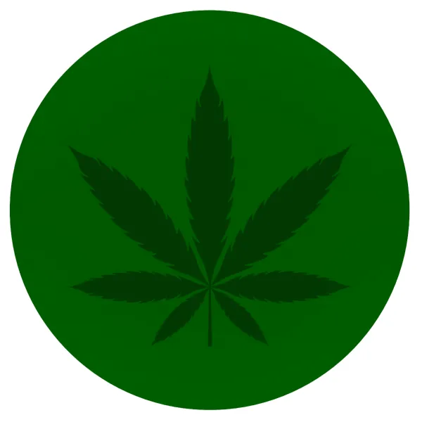Weed — Mousepad Στρογγυλό 20cm