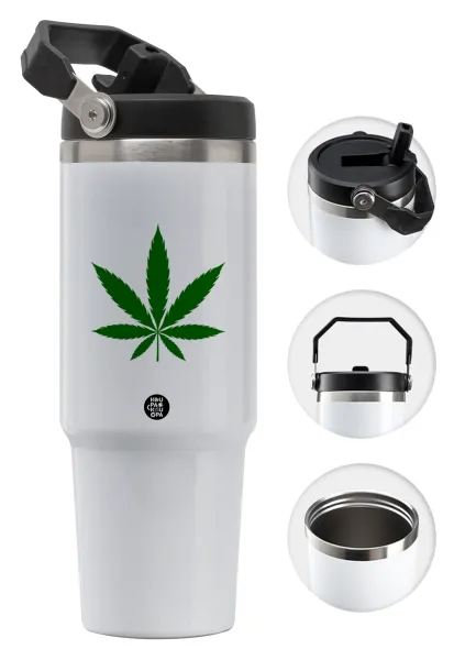 Weed — 30oz stainless Steel Tumbler with Handle