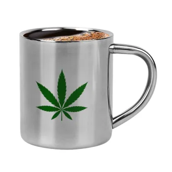 Weed, Double-wall metal cup for espresso (220ml)