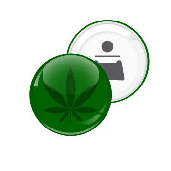 Weed, Μαγνητάκι και ανοιχτήρι μπύρας στρογγυλό διάστασης 5,9cm