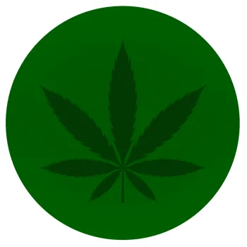 Weed, Mousepad Round 20cm