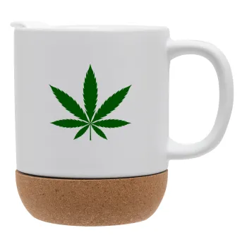 Weed, Κούπα, κεραμική με βάση φελού και καπάκι (ΜΑΤ), 330ml