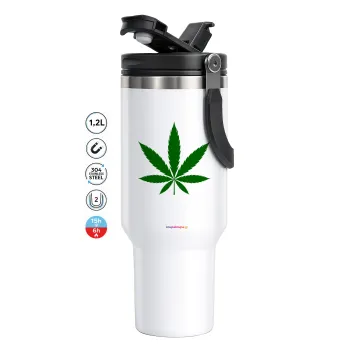 Weed, Mega Tumbler με καπάκι, διπλού τοιχώματος (θερμό) 1,2L