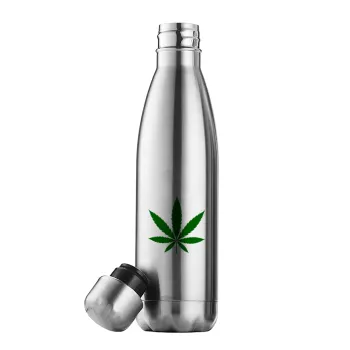 Weed, Μεταλλικό παγούρι θερμός Inox (Stainless steel), διπλού τοιχώματος, 500ml