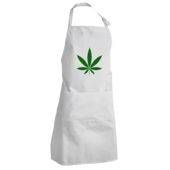 Weed, Adult Chef Apron (with sliders and 2 pockets)