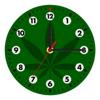 Weed, Ρολόι τοίχου ξύλινο (20cm)