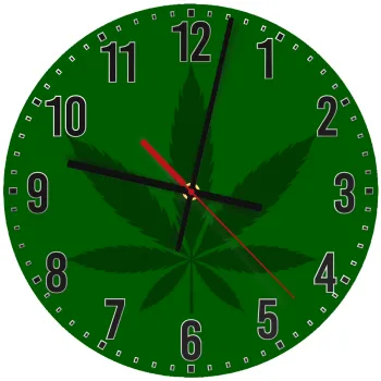 Weed, Ρολόι τοίχου ξύλινο (30cm)