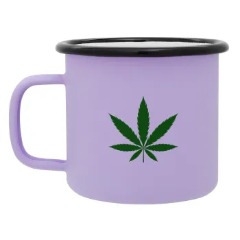 Weed, Κούπα Μεταλλική εμαγιέ ΜΑΤ Light Pastel Purple 360ml