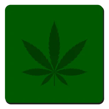 Weed, Τετράγωνο μαγνητάκι ξύλινο 9x9cm