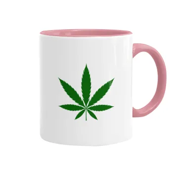 Weed, Mug colored pink, ceramic, 330ml