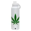 1L Stainless Steel Thermal Bottle with Phone Holder & Double Wall Insulation