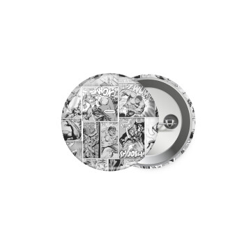 Classic comic Limited B/W, Κονκάρδα παραμάνα 5.9cm