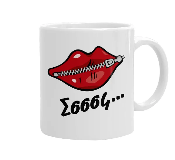 Σσσσς... — Ceramic coffee mug, 330ml