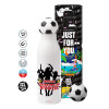 Soccer Metal mug thermos, double wall, 550ml