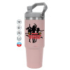 Pink color, 890ml (30oz) stainless Steel Tumbler with Handle