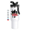 Mega Stainless steel Tumbler with lid, double wall 1,2L