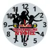 Ρολόι τοίχου γυάλινο (20cm)
