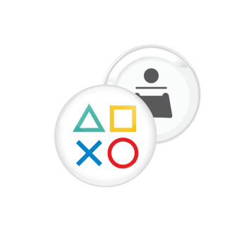 Gaming Symbols, Μαγνητάκι και ανοιχτήρι μπύρας στρογγυλό διάστασης 5,9cm