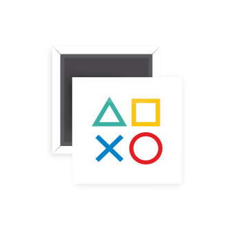 Gaming Symbols, Μαγνητάκι ψυγείου τετράγωνο διάστασης 5x5cm