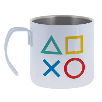 Gaming Symbols, Mug Stainless steel double wall 400ml