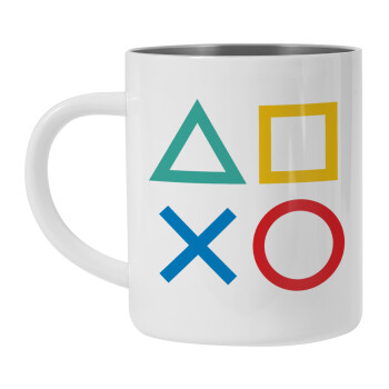 Gaming Symbols, Mug Stainless steel double wall 300ml