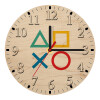 Ρολόι τοίχου ξύλινο plywood (20cm)