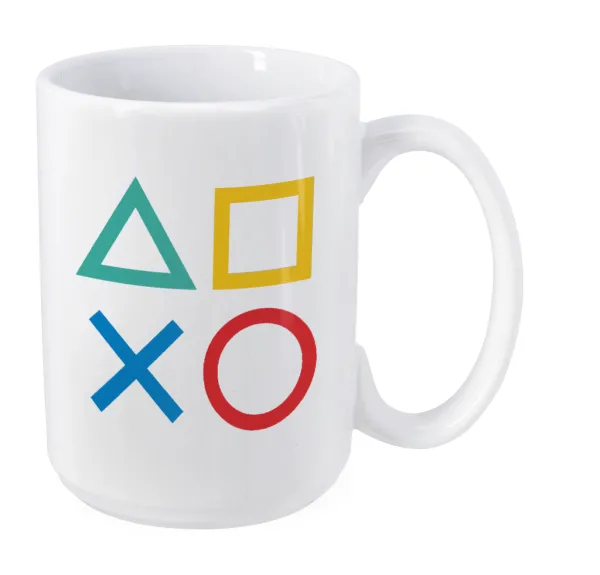 Gaming Symbols — Mega mug, ceramic, 450ml