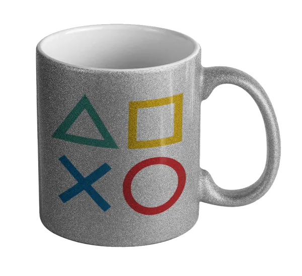 Gaming Symbols — Glitter Ασημένια