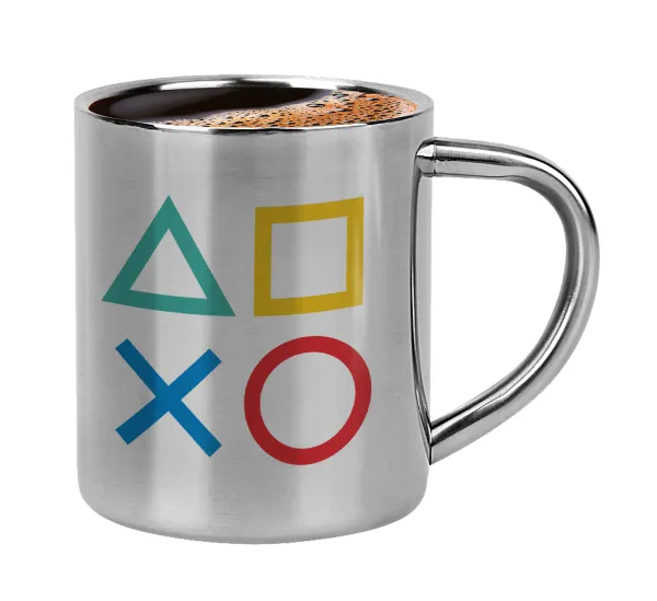 Gaming Symbols — Κουπάκι μεταλλικό διπλού τοιχώματος για espresso (220ml)