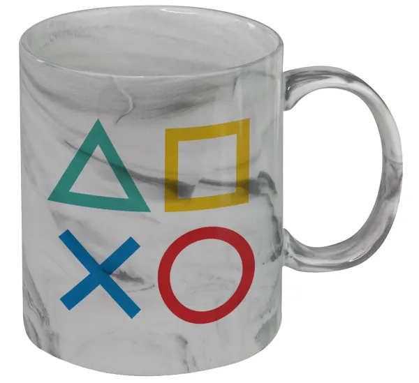 Gaming Symbols — Mug ceramic marble style, 330ml