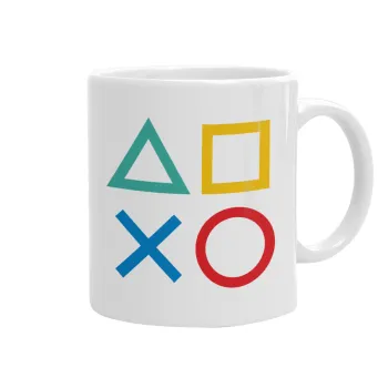 Gaming Symbols, Ceramic coffee mug, 330ml