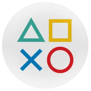 Gaming Symbols, Mousepad Round 20cm