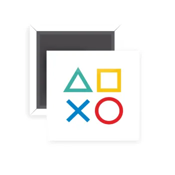 Gaming Symbols, Μαγνητάκι ψυγείου τετράγωνο διάστασης 5x5cm