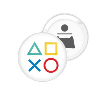 Gaming Symbols, Μαγνητάκι και ανοιχτήρι μπύρας στρογγυλό διάστασης 5,9cm