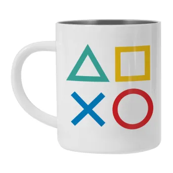 Gaming Symbols, Mug Stainless steel double wall 300ml