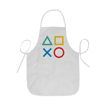 Gaming Symbols, Ποδιά Σεφ ολόσωμη κοντή  Παιδική (44x62cm)