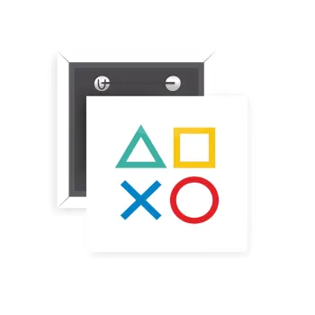 Gaming Symbols, Κονκάρδα παραμάνα τετράγωνη 5x5cm