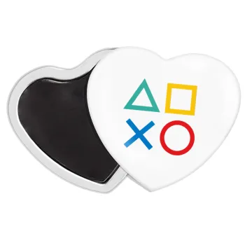 Gaming Symbols, Μαγνητάκι καρδιά (57x52mm)
