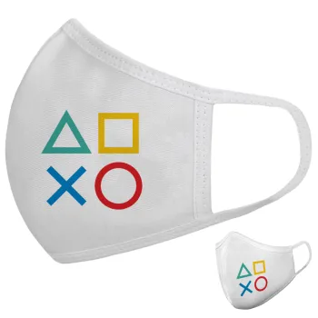 Gaming Symbols, Μάσκα υφασμάτινη υψηλής άνεσης παιδική (Δώρο πλαστική θήκη)