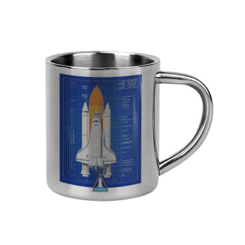 Nasa Space Shuttle, Mug Stainless steel double wall 300ml