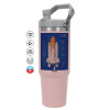 Pink color, 890ml (30oz) stainless Steel Tumbler with Handle