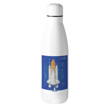 Nasa Space Shuttle, Μεταλλικό παγούρι θερμός (Stainless steel), 500ml