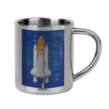 Nasa Space Shuttle, Κούπα Ανοξείδωτη διπλού τοιχώματος 300ml