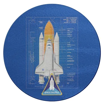 Nasa Space Shuttle, Επιφάνεια κοπής γυάλινη στρογγυλή (30cm)